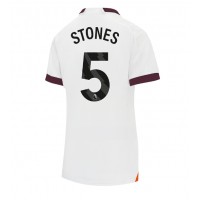 Dámy Fotbalový dres Manchester City John Stones #5 2023-24 Venkovní Krátký Rukáv